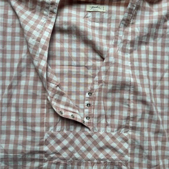 Organic Cotton Pink Gingham Caftan Dress by Pehr - Picture 6 of 11